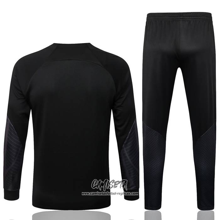 Chandal de Chaqueta del Corea del Sur 2022-2023 Negro